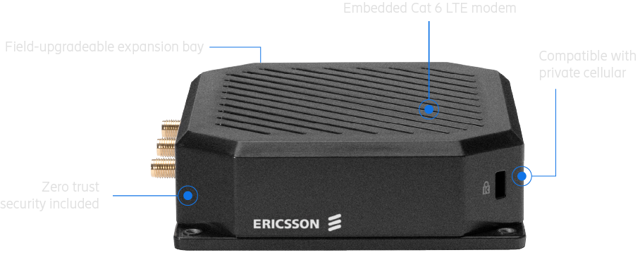 Ericsson Cradlepoint S400 Small LTE router for zero trust IoT connectivity